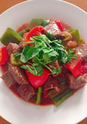 Hình của món Bò lúc lắc.