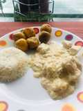 Pollo con maní