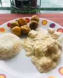 Pollo con maní