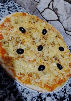 صورة لوصفة بيتزا 😋🍕