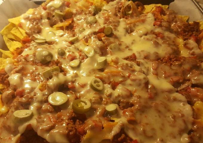 Meat nachos