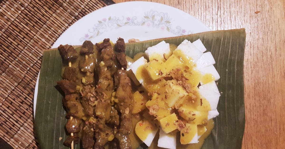 Sate Padang (Beef Satay from Padang, Indonesia) Recipe by Gee - Cookpad