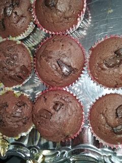 Csokis muffin recept fotója