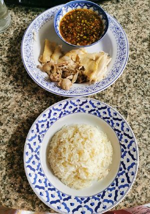 รูปของ ข้าวมันไก่ (ไก่ต้มจากการไหว้ตรุษจีน)