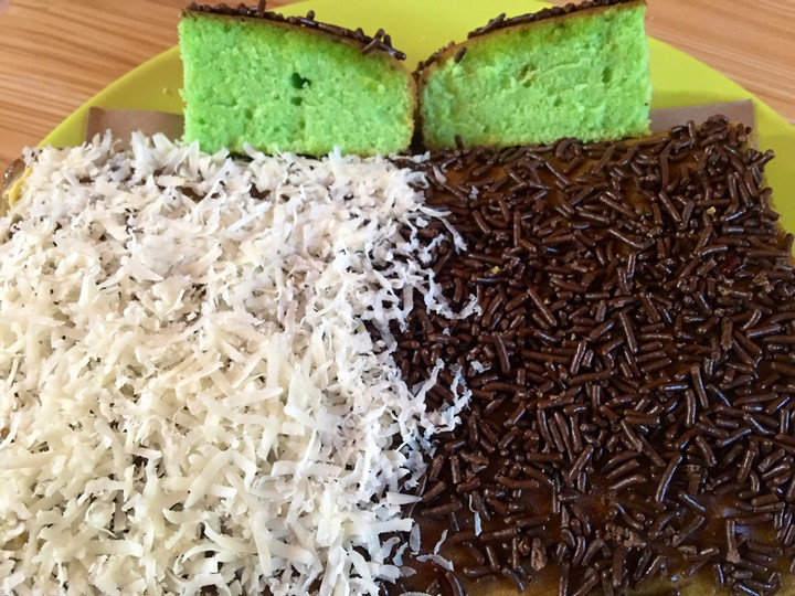 Cara Gampang Membuat Bolu pandan panggang Anti Gagal