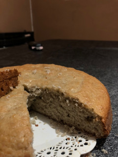 Una foto de Torta (budín) de banana