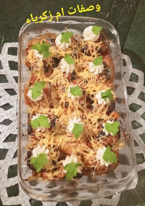 صورة لوصفة بذنجان محشي مع البطاطا 🍲🍲🍲🍲