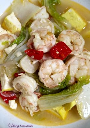 Foto resep Udang sawi putih