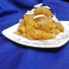 A picture of Shakarkandi ka halwa.