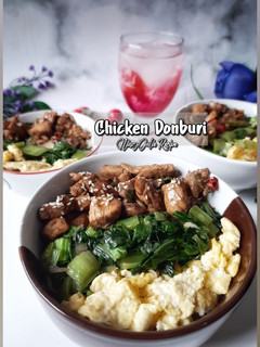 Foto resep Chicken Donburi (Teriyaki)