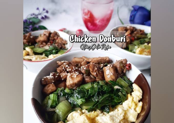 Cara Gampang Membuat Chicken Donburi (Teriyaki), Enak