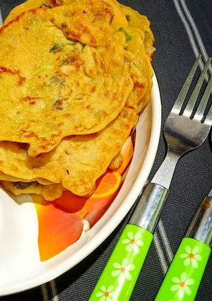 চিকেন প্যানকেক (Chicken pancake recipe in Bengali) রেসিপির প্রধান ছবি