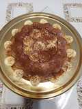 Dôme entremet banane crème de whisky nutella #janvier