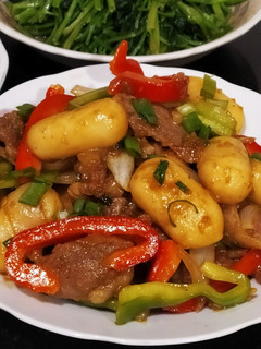 韓式小菜年糕/宮廷年糕 的食譜成品照片