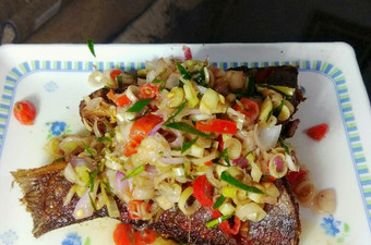 Cara Memasak Ikan patin sambel matah Sederhana Dan Enak