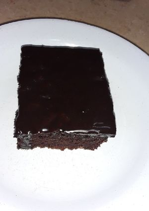 صورة لوصفة كيك الشوكولاته 🥧