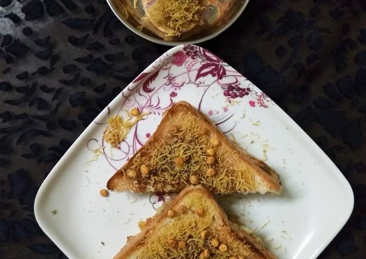 Simple Way to Make Homemade Sevpuri sandwich