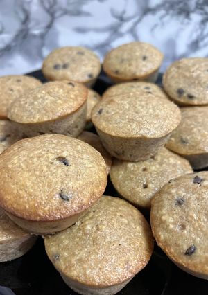 Una foto de Muffins integrales con banana