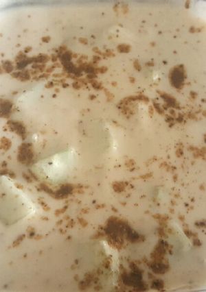 A picture of Healthy yogurt dip (Raita).