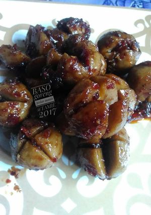 Foto resep Baso goreng pedas manis 😉