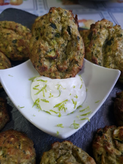 Una foto de Croquetas al horno de calabacín y Avena