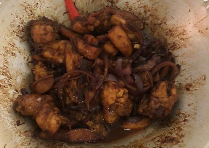 Ayam masak kicap mayo sesame