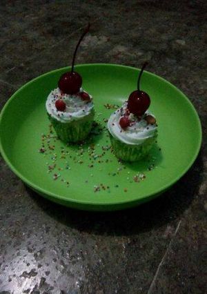Foto resep Cupcake vanilla 1 telur || lembut, wangi