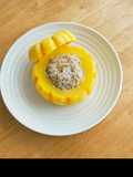 Mini Kabocha Puccini (Mini Kabocha Isi Daging Cincang Kukus)