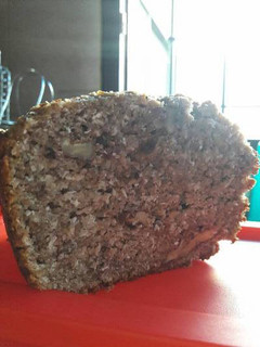 Una foto de Budín integral de avena, manzana y banana