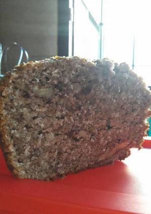 Una foto de Budín integral de avena, manzana y banana