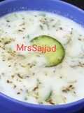 Cucumber raita