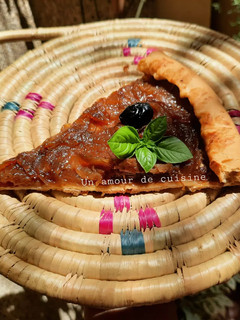 Une photo de Pissaladière vegan 🧅🫒🌱