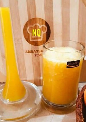 A picture of Mango Peach Juice.