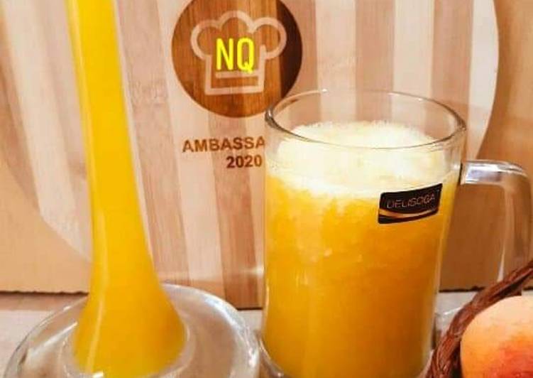 Step-by-Step Guide to Prepare Quick Mango Peach Juice