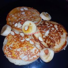 A picture of Eggless Pancakes.