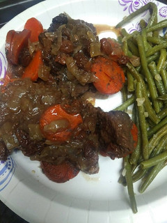 A picture of Drunken Beef and Onions.