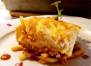 Rakott makaróni darált hússal, tojással 🐖🥚🍅🍝 recept fotója