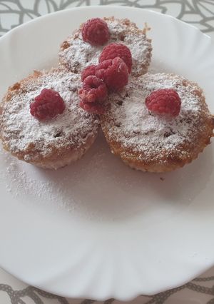 Málnás rizskoch muffin recept fotója
