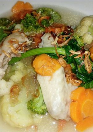 Foto resep Sop ayam kampung praktis