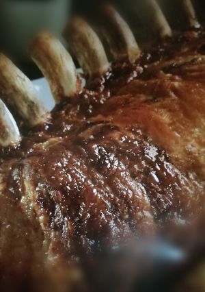 Una foto de Carré de cerdo al horno