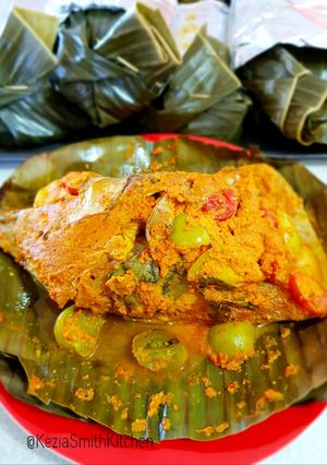 Foto resep Pepes pedas kepala ikan tuna tomat hijau