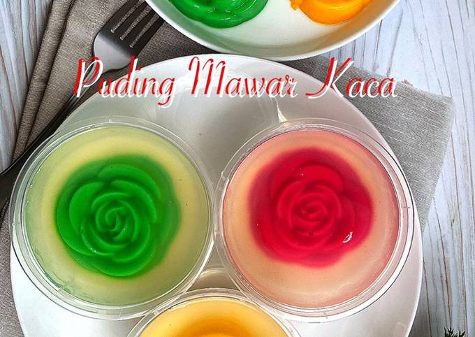 Resep Puding Mawar Kaca Oleh Tini Cookpad