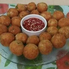 A picture of Potato chicken chinese balls😋😍.