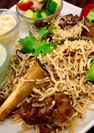 A picture of Special Mutton Pulao.