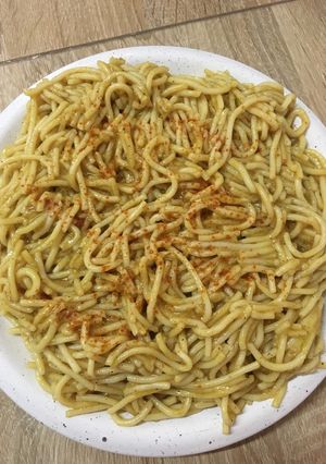 صورة لوصفة معكرونة بالبهارات 😋