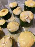 Stuffed Zucchini with Cheese and Potato