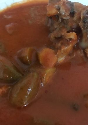 صورة لوصفة باميا على الطريقة العراقية 😋
