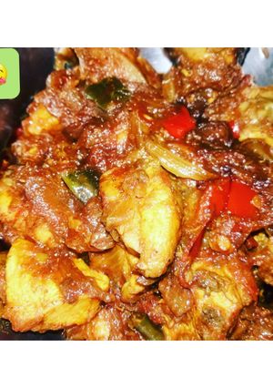 চিকেন ভুনা (chicken bhuna recipe in Bengali) রেসিপির প্রধান ছবি