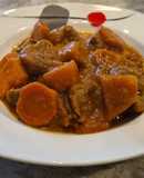 Ragout de ternera con boniatos