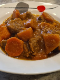Una foto de Ragout de ternera con boniatos